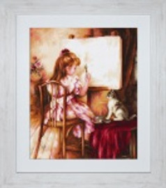 Artist and Model Cross Stitch Kit by Luca-S