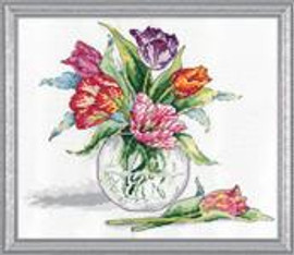 Tulips Cross Stitch Kit by Design Works