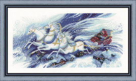 Magical Sleigh Ride Cross Stitch Kit