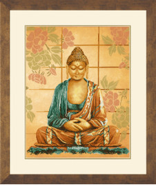 Budda Cross Stitch Kit by Lanarte