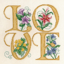 Love Cross stitch Chart by Ursula Michael