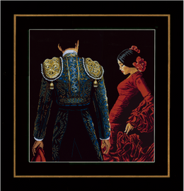 Counted Cross Stitch Kit: Dancing In Passion (Aida,B) By Lanate