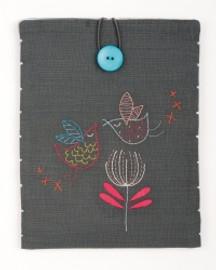 Stylised Birds Embroidery Tablet Cover Kit By Vervaco