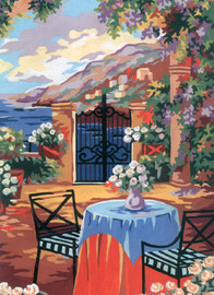 Tuscan Terrace Canvas only By Grafitec