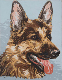 Alsatian Canvas only By Grafitec