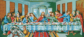 The Last Supper Canvas only By Grafitec