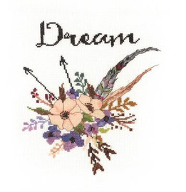 Watercolour Flowers Dream Cross Stitch Kit by Janlynn