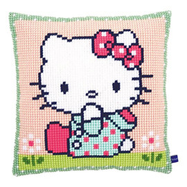 Hello Kitty: On the Lawn Chunky Cross Stitch Kit By Vervaco