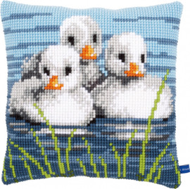 Three Ducklings Chunky Cross Stitch Kit By Vervaco