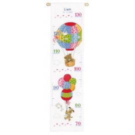 Traveling Height Chart Cross Stitch Kit By Vervaco