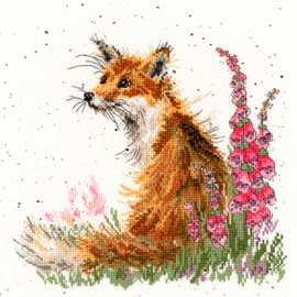 Amongst The Foxgloves Cross Stitch Kit By Bothy Threads