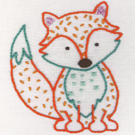 1st Kit: Fox Embroidery Kit By Anchor