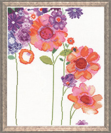 Watercolour Garden  Cross Stitch Kit By Design Works