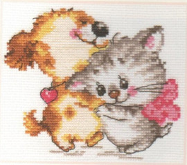 I adore You Cross Stitch Kit by Alisa