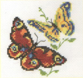 Beautiful Butterflies Cross Stitch Kit by Alisa