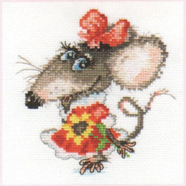 Mousy Cross Stitch Kit by Alisa