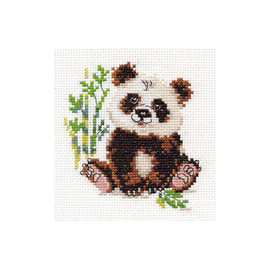 Panda Cross Stitch Kit by Alisa