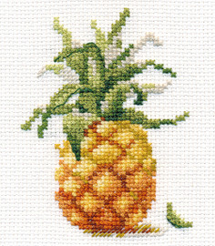 Pineapple Cross Stitch Kit by Alisa