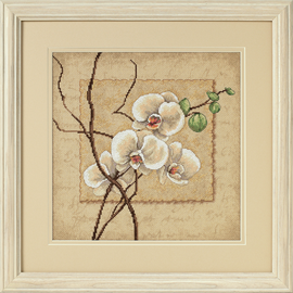 Oriental Orchids Cross Stitch Kit By Dimensions