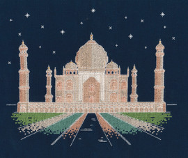 Agra By Night "Glow in the Dark" Cross Stitch Kit By DMC