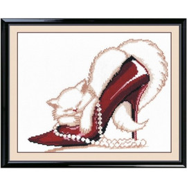 Shoe Cross Stitch Kit By Oven