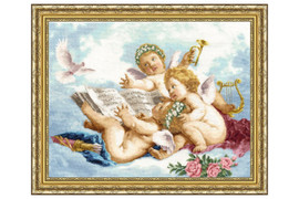 Angels Cross Stitch Kit by Golden Fleece