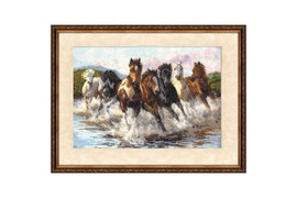 Dance with Water Splashes Cross Stitch Kit by Golden Fleece