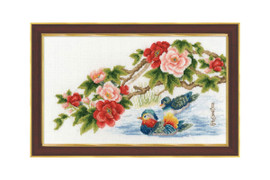 Mandarins Cross Stitch Kit by Golden Fleece