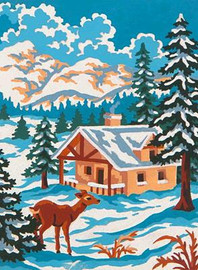 Winter Wonderland Tapestry Canvas By Grafitec