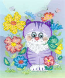 Kitten Embroidery Kit By Riolis