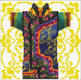 Samuria Green No Count Cross Stitch Kit By Riolis