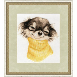 Terrier Cross Stitch Kit by Golden Fleece