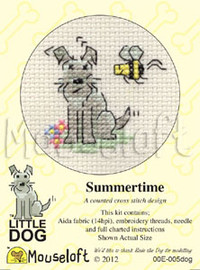 Summertime Cross Stitch Kit by Mouse Loft