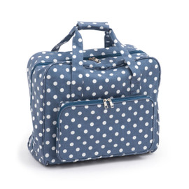 Denim Polka Dot Sewing Machine Bag By Hobby Gift