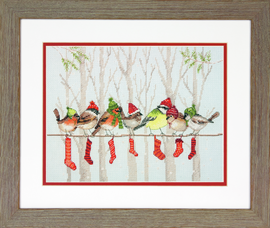 Counted Cross Stitch Kit: Winter Gathering By Dimensions