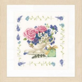 Bonquet Of Roses Cross Stitch Kit by lanarte
