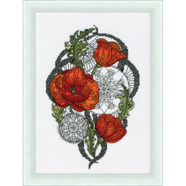 Spanish Lace Cross Stitch Kit by Golden Fleece