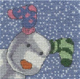 The Showdog - Its Snowing Cross Stitch Kit By DMC