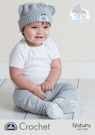 DMC Crochet Pattern: Baby Hat & Bootees Crochet Pattern