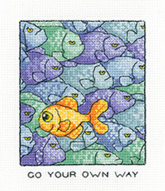 Your Own Way Cross Stitch Kit By Heritage Crafts