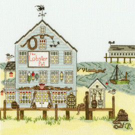 New England: The Lobster Pot Cross Stitch Kit By Bothy Threads