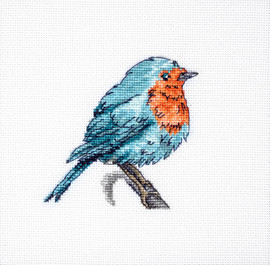 Little Robin Cross Stitch Kit By Luca S