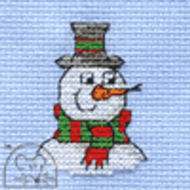 Make Me Snowman Cross Stitch Kit by Mouseloft