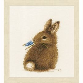 Bunny Counted Cross Stitch Kit By Lanarte