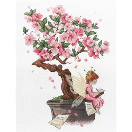 Sakura Cross Stitch Kit by Mp Studia