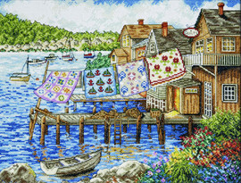 Dockside Quilts Cross Stitch Kit By Deisgn Works