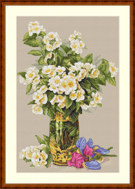 Sweet-Scented Bouquet Cross Stitch Kit By Merejka