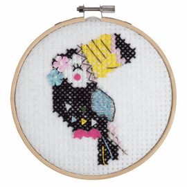Counted Cross Stitch Kit with Hoop: Toucan