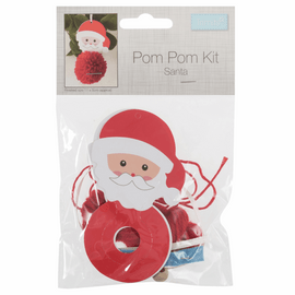 Pom Pom Decoration Kit: Santa