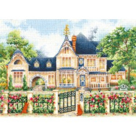 English Manor Cross Stitch Kit by Andriana